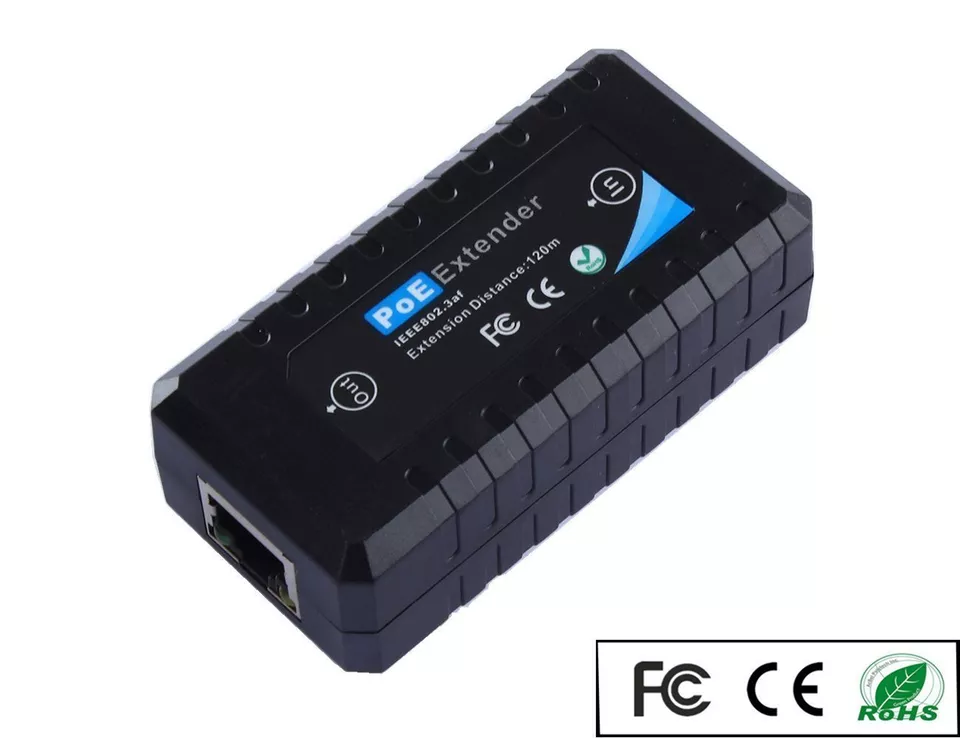 Mini Standard IEEE802.3af 10/100Mbps 1 Port POE Extender Special For IP Camera (image for) Mini Standard IEEE802.3af 10/100Mbps 1 Port POE Extender Special For IP Camera